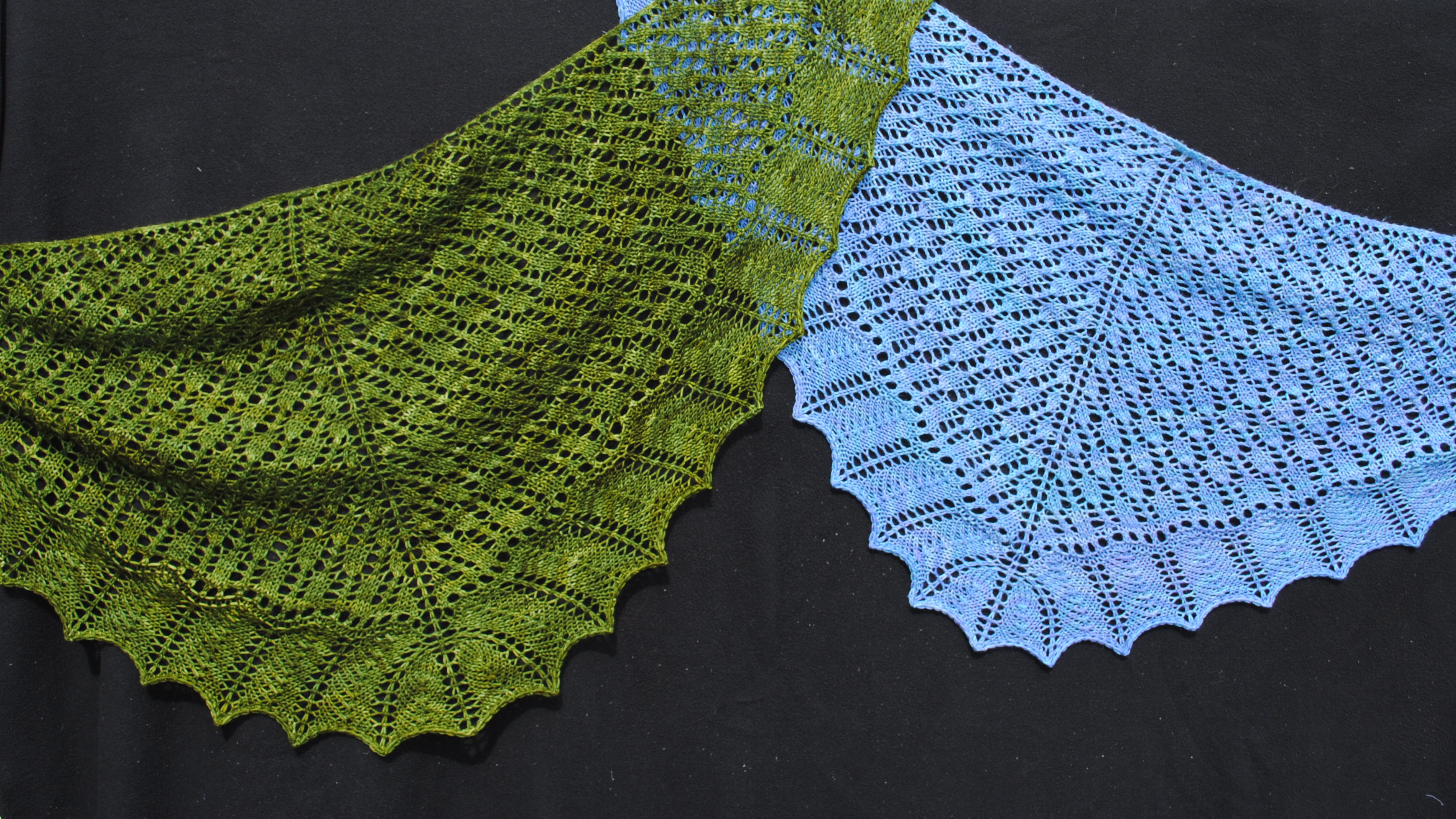 Kid Merino Sweet Alyssum Shawl - free knit lace shawl pattern